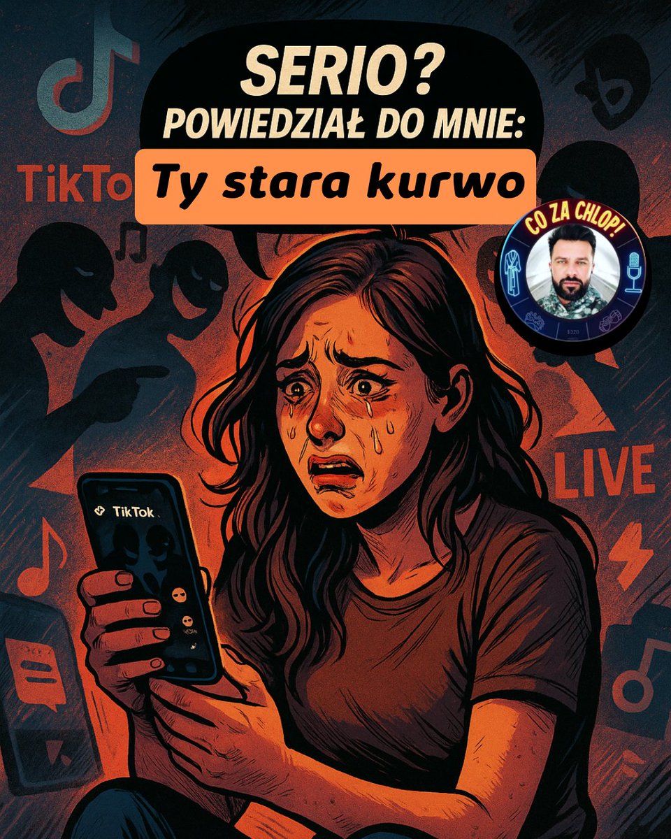 Hej <a href="/TikTokPL/">TikTokPL</a> <a href="/TikTokSupport/">TikTokSupport</a> – dziś ok. 15:00 zostałam publicznie zwyzywana na live przez twórcę z dużymi zasięgami. Nazwał mnie „starą kurwą”, wyśmiewał, upokorzył na oczach setek ludzi, bo miałam inne zdanie.

Czy to są standardy tej platformy?

#TikTokPolska #cyberprzemoc