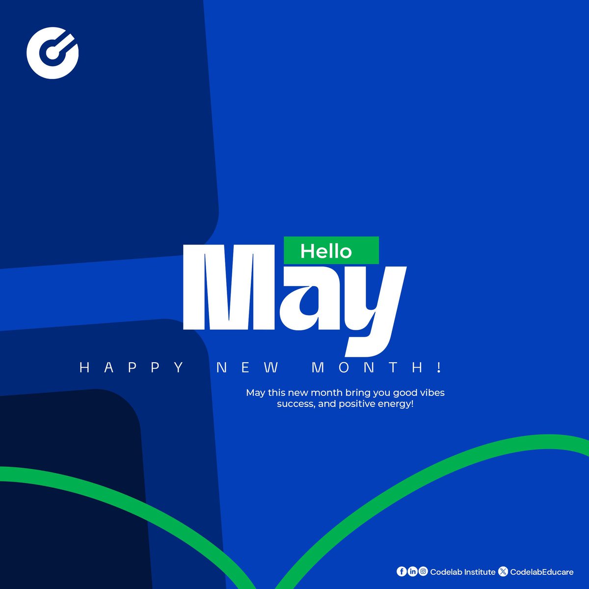 CodeLabEducare's tweet image. Happy New Month from all of us at Codelab Educare!
May this new month bring you fresh opportunities, growth, and success in your tech journey.
Keep learning. Keep building. Keep growing.
#HappyNewMonth #CodelabEducare #TechGrowth #NewMonthGoals #LearnWithCodelab