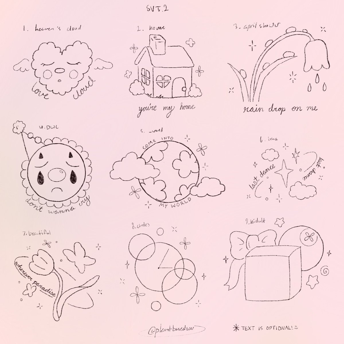 plantbasedsav's tweet photo. SEVENTEEN flash tattoos🌸💎💘🩵

⭐️NYC carats!!⭐️
i'll be tattooing in nyc may 25-29th and i'll have svt freebies for anyone who gets one of these designs from me while i'm there💞 

💌dm if interested!! likes &amp; rts appreciated💌
#SEVENTEEN #seventeenfanart #svtfanart https://t.co/CNgMDMxWIe