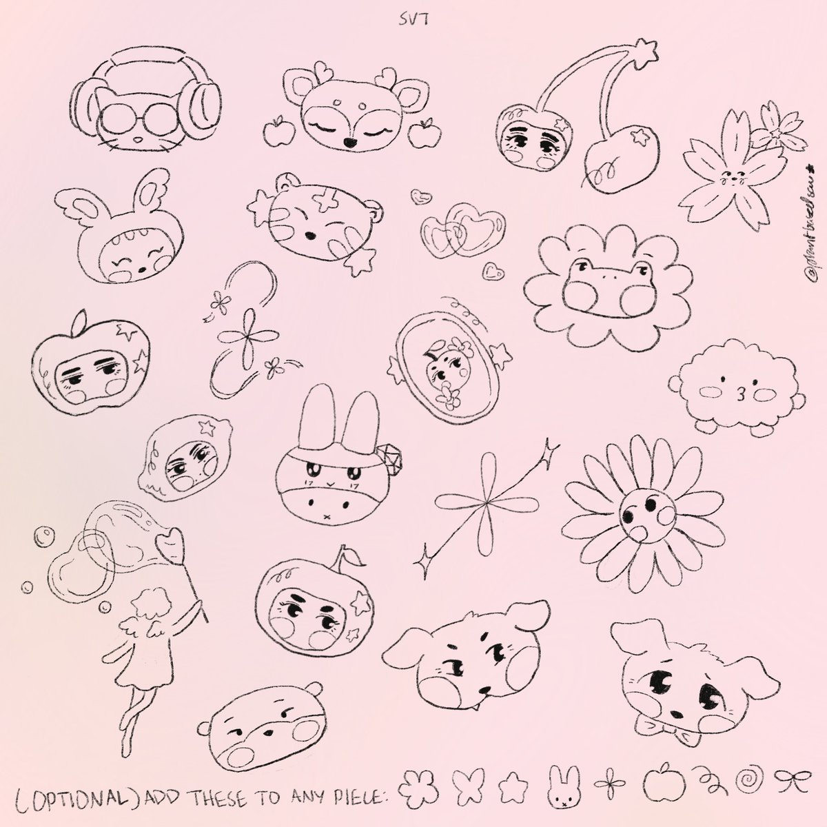 plantbasedsav's tweet photo. SEVENTEEN flash tattoos🌸💎💘🩵

⭐️NYC carats!!⭐️
i'll be tattooing in nyc may 25-29th and i'll have svt freebies for anyone who gets one of these designs from me while i'm there💞 

💌dm if interested!! likes &amp; rts appreciated💌
#SEVENTEEN #seventeenfanart #svtfanart https://t.co/CNgMDMxWIe