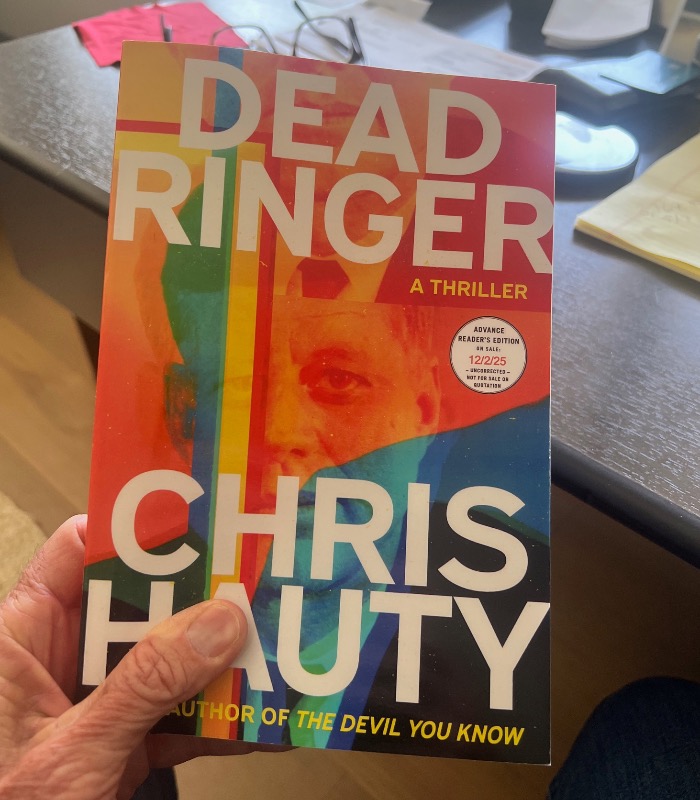 ChrisHauty's tweet image. It's really happening, man ...
As one wag put it, "DEAD RINGER is to the JFK assassination, what Tarantino's ONCE UPON A TIME was to the Manson murders."
Available 12/02/25. Pre-order your copy today. As they say, 'wherever books are sold.'