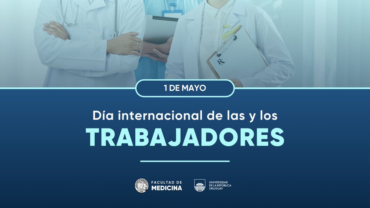 En el Día del Trabajador, reconocemos a quienes, con compromiso y vocación, sostienen cada día nuestra Facultad y al sistema de salud. 🧑🏻‍⚕️👩🏻‍⚕️👩🏻‍🏫🧑🏻‍🔬

¡Gracias!