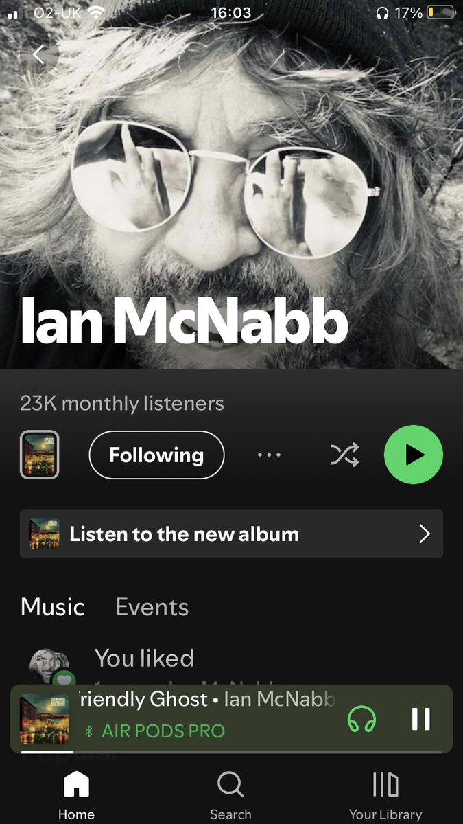 As of May 1st 2025 'If It Wasn't For The Music' is my most successful album since "Merseybeast' 1996.
Thank you everyone who got involved! 180g Vinyl and remaining CDs will be with you soon.
"He's a genius" MOJO
"He's a cunt" Mathew Priest
 ianmcnabb.com