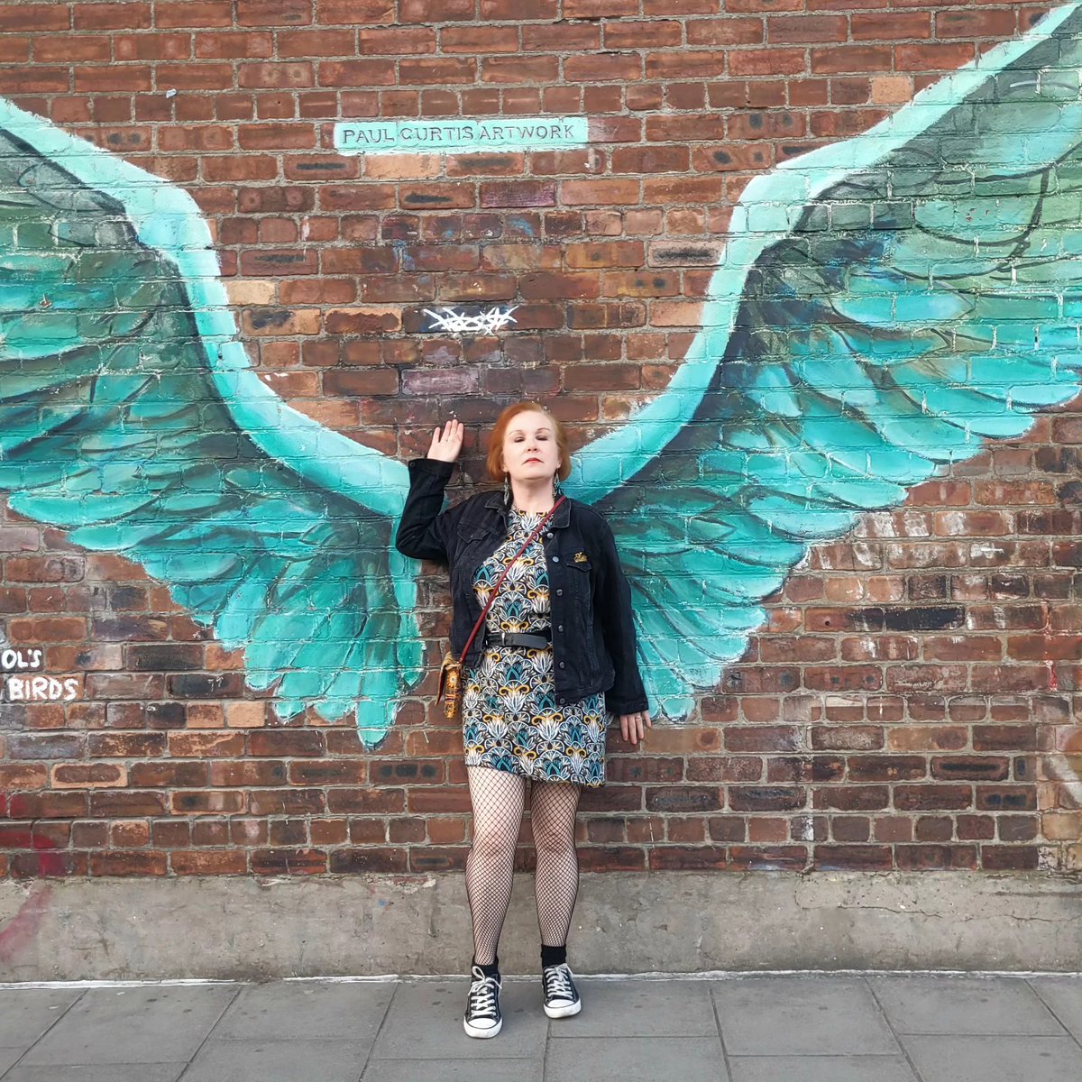 Fallen angel. Dress: H&amp;M courtesy of <a href="/wirralhospice/">Wirral Hospice St John's</a>  Birkenhead.