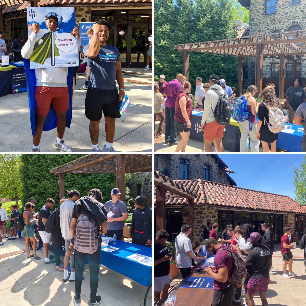 Eastern University Football (@eueaglesfb) on Twitter photo GREAT Day helping to save lives yesterday!! Thanks to the awesome <a href="/EasternU/">Eastern University</a> community for making this a great event again!! We love doing our part with the <a href="/nmdp_org/">NMDP</a> & <a href="/TalleyBoneMarro/">Andy Talley Bone Marrow Foundation</a> GREAT Day helping to save lives yesterday!! Thanks to the awesome <a href="/EasternU/">Eastern University</a> community for making this a great event again!! We love doing our part with the <a href="/nmdp_org/">NMDP</a> & <a href="/TalleyBoneMarro/">Andy Talley Bone Marrow Foundation</a>
