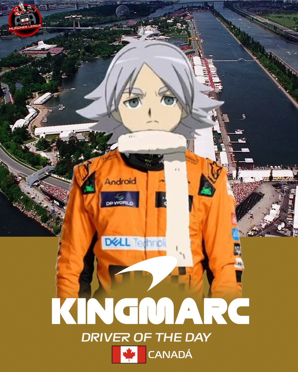 💫 PILOTO DEL DÍA DEL #GPCanadáS3ML 🇨🇦

🗳️Con un 41,7% de los votos, el piloto de McLaren, <a href="/KingMarc_11/">KingMarc⚡</a>, ha sido elegido como piloto del día del Gran Premio de Canadá, tras lograr un Gran Premio muy sólido en el que consiguió acabar en la 6ª posición, tras conseguir una más que