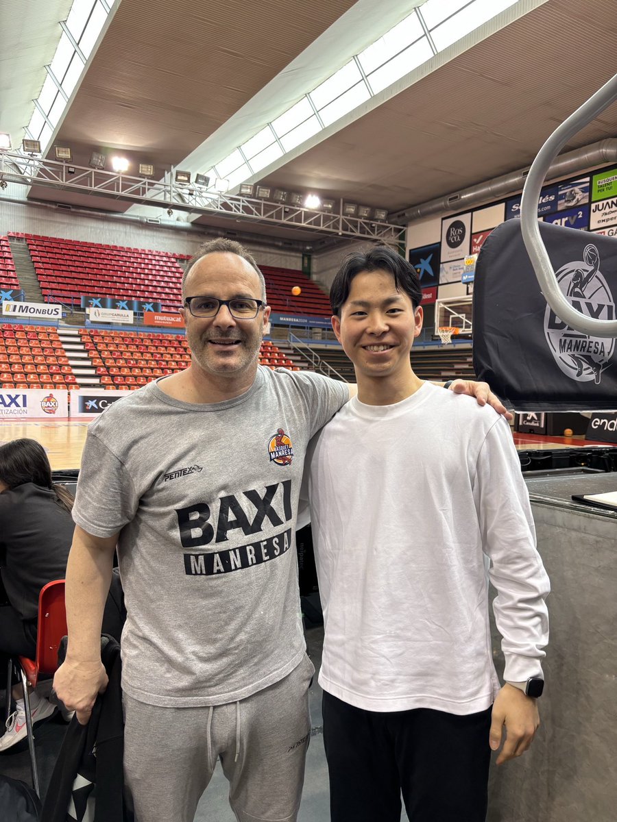 ZTaketo's tweet photo. BAXI MANRESA

3日間お世話になりました。
最後は親身に質問まで答えて頂き感謝です。
明後日の試合が楽しみです😊

thank you coach! https://t.co/BefpGrvPMt
