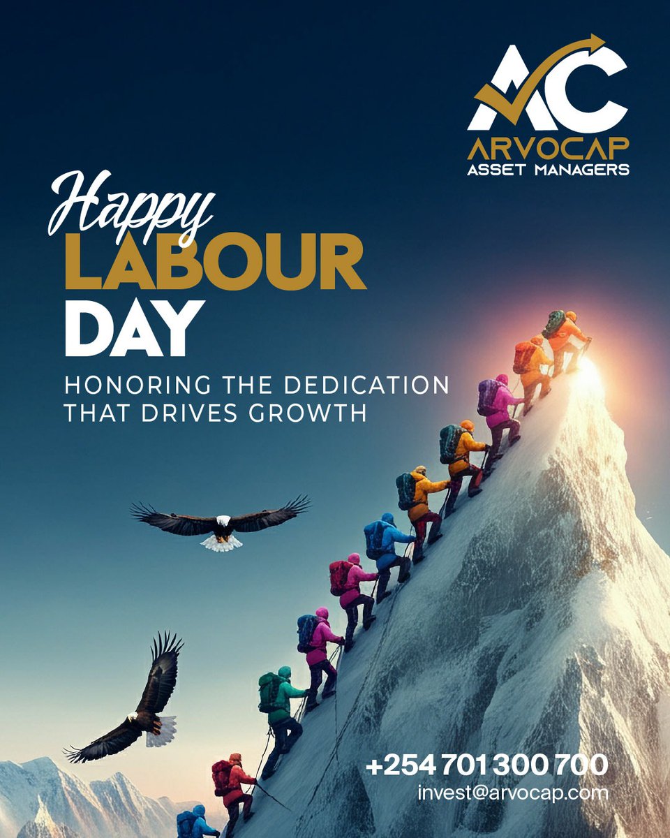 wariari_m's tweet photo. For all the effort you put in your hustles, happy #LabourDay 
#Arvocap @ArvoCap https://t.co/pARUPgmhuh