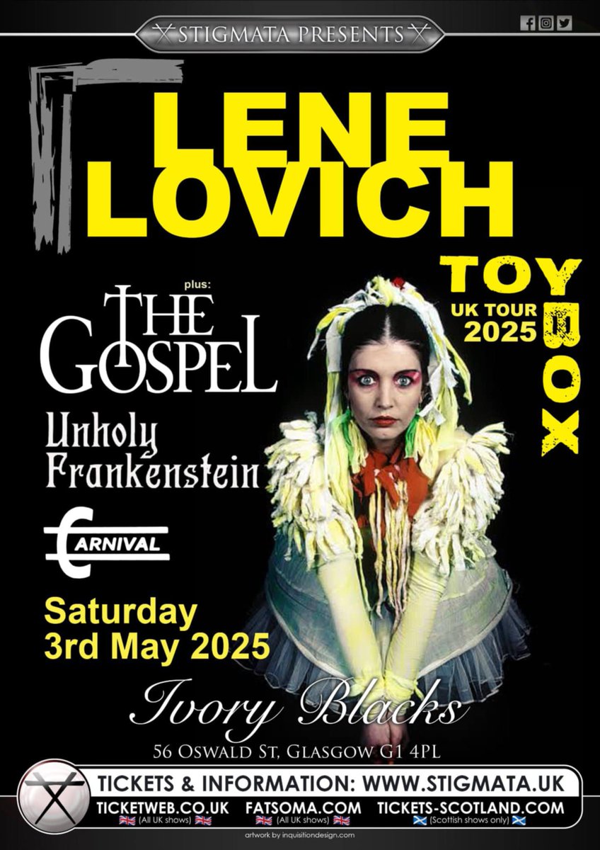 Hey all, you can still get tickets, just paypal £17 (Friends and family) to
georgegrant056@gmail.com

See you there 
<a href="/LeneLovichBand/">Lene Lovich Band</a> <a href="/Flagpromotions/">Flag promotions</a>