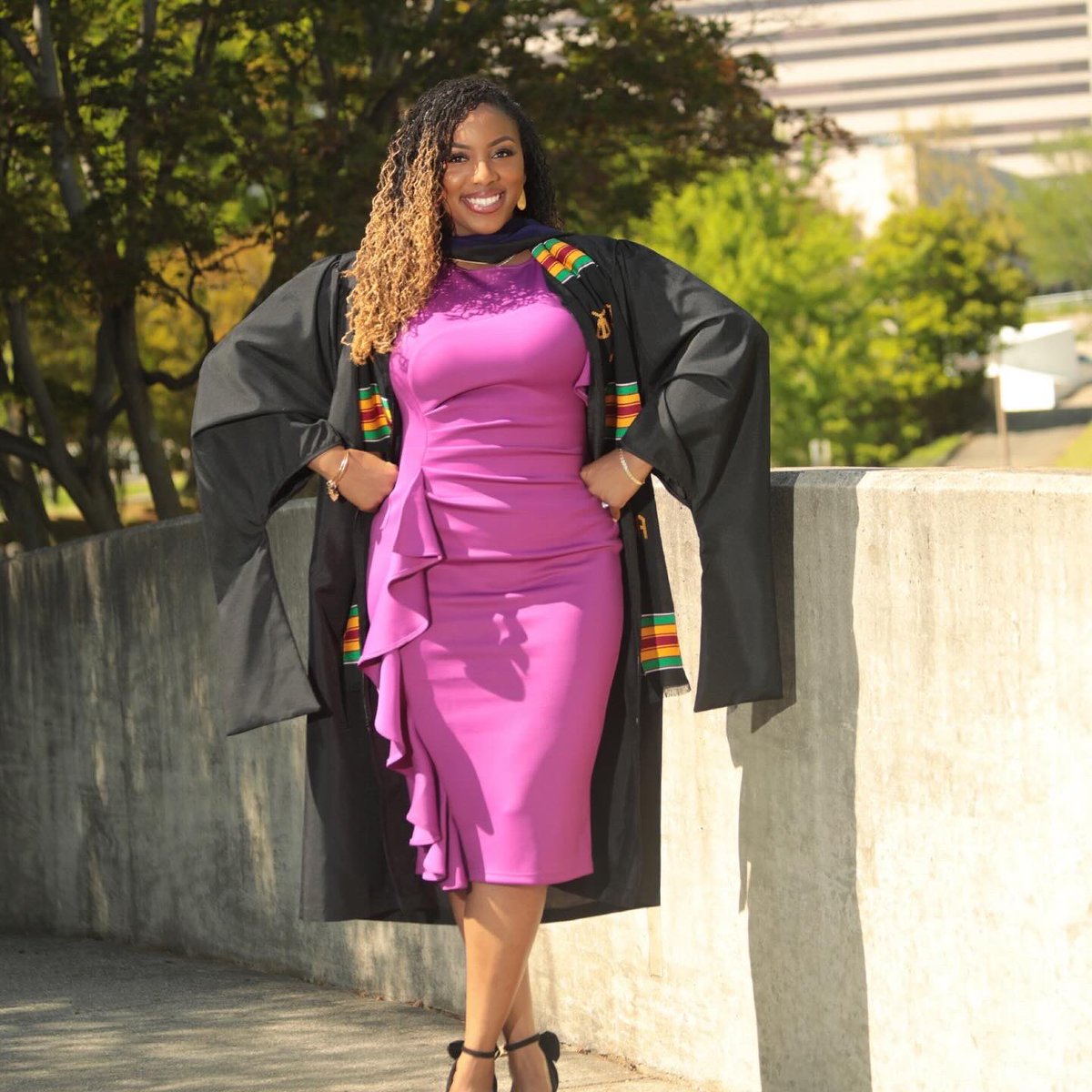 Trying to be the best role model possible for my kids! So when I say "Be better than me," I mean it! 

I’m officially graduating with my Master of Studies in Law from the prestigious Wake Forest University School of Law 🎊