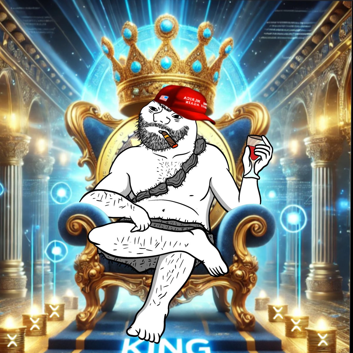 kInG uGa

hE dIdN’t aSk fOr tHe tHrOnE, hE rEmEmBeReD iT.

tHeY pLaY gAmEs. uGa pLaYs dEsTiNy.
tHe cRoWn wAs nEvEr gIvEn… 

iT wAs cLaImEd.