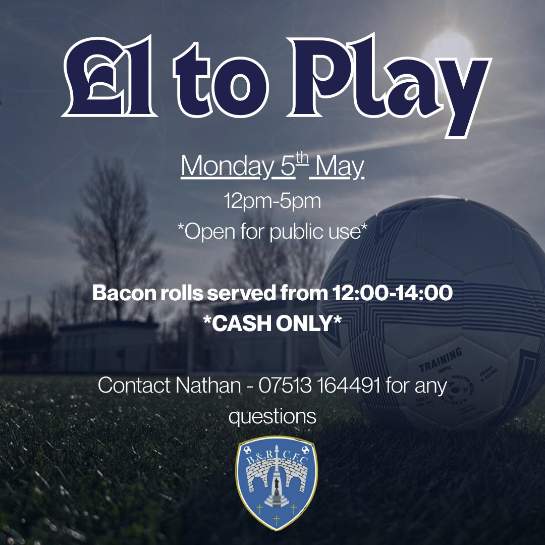 Active Schools Blair (@ascblair) on Twitter photo Bank Holiday footy fun! ⚽️
Come down to <a href="/B_RCFC/">Blairgowrie and Rattray CFC</a> 5 May (12 -5 pm) for a kickabout
See poster for more information
Contact Nathan 07513 164491.
<a href="/AlythPS/">Alyth Primary School</a> <a href="/BurreltonPS/">Burrelton Primary</a> <a href="/MeigleSchool/">Meigle Primary School</a> <a href="/kettinsps/">Kettins Primary School</a> <a href="/CouparAngusPS/">Coupar Angus Primary</a> <a href="/NewhillPrimary/">Newhill Primary School</a> <a href="/KirkmichaelPKC/">Kirkmichael Primary School</a> <a href="/ststephensrcpri/">St Stephen's RC PS</a> <a href="/BlairgowrieHS/">Blairgowrie HS</a> Bank Holiday footy fun! ⚽️
Come down to <a href="/B_RCFC/">Blairgowrie and Rattray CFC</a> 5 May (12 -5 pm) for a kickabout
See poster for more information
Contact Nathan 07513 164491.
<a href="/AlythPS/">Alyth Primary School</a> <a href="/BurreltonPS/">Burrelton Primary</a> <a href="/MeigleSchool/">Meigle Primary School</a> <a href="/kettinsps/">Kettins Primary School</a> <a href="/CouparAngusPS/">Coupar Angus Primary</a> <a href="/NewhillPrimary/">Newhill Primary School</a> <a href="/KirkmichaelPKC/">Kirkmichael Primary School</a> <a href="/ststephensrcpri/">St Stephen's RC PS</a> <a href="/BlairgowrieHS/">Blairgowrie HS</a>