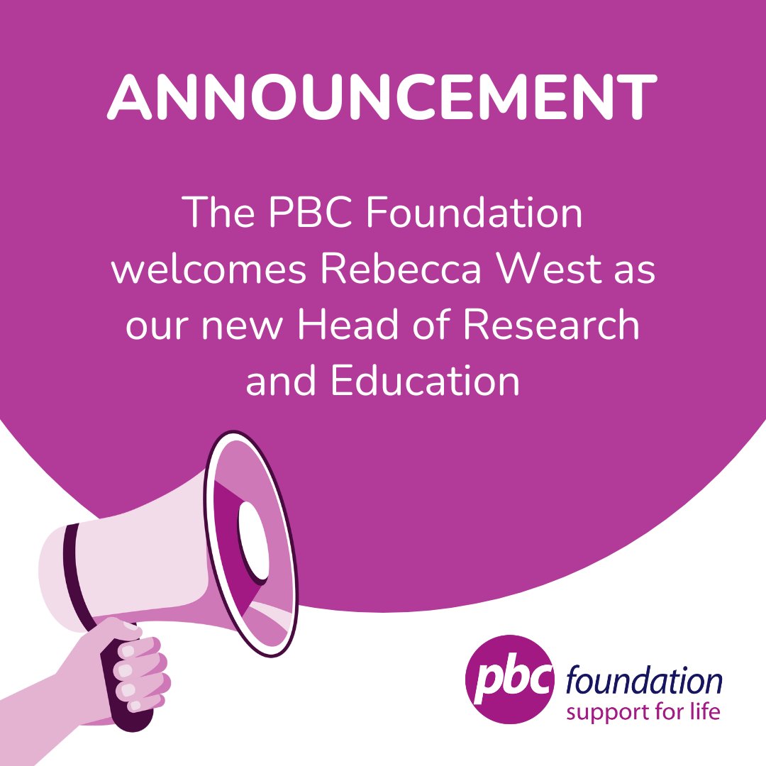 PBC Foundation (@pbcfoundation) on Twitter photo We are thrilled to welcome Rebecca West to the PBC Foundation as our new Head of Research and Education.
We encourage you to meet Rebecca at EASL next week or visit our booth.
#PBCFoundation #PBC #PrimaryBiliaryCholangitis <a href="/electricdreamz/">Rebecca West</a> We are thrilled to welcome Rebecca West to the PBC Foundation as our new Head of Research and Education.
We encourage you to meet Rebecca at EASL next week or visit our booth.
#PBCFoundation #PBC #PrimaryBiliaryCholangitis <a href="/electricdreamz/">Rebecca West</a>