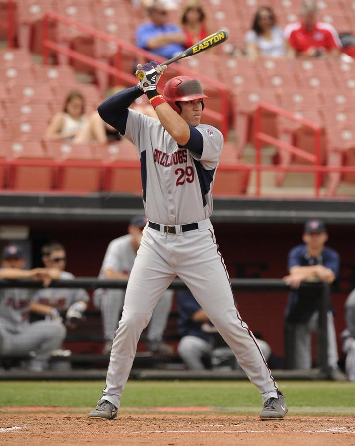 BBGreatMoments's tweet photo. Aaron Judge playing for the Fresno State Bulldogs
https://t.co/P1ygupSvF6