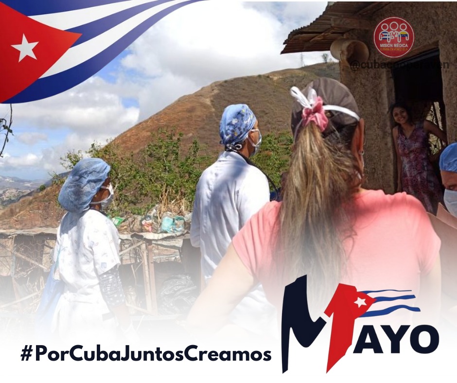Misión Médica Estado Guárico. (@cubacooperaveg) on Twitter photo Los colaboradores celebramos este 1ro de mayo más unidos y solidarios, brindando salud en cada rincón. #PorCubaJuntosCreamos #CubaPorLaVida <a href="/cubacooperaven/">Misión Médica Cubana en Venezuela</a> <a href="/MINSAPCuba/">Ministerio de Salud Pública de Cuba</a> <a href="/japortalmiranda/">José Angel Portal Miranda</a> Los colaboradores celebramos este 1ro de mayo más unidos y solidarios, brindando salud en cada rincón. #PorCubaJuntosCreamos #CubaPorLaVida <a href="/cubacooperaven/">Misión Médica Cubana en Venezuela</a> <a href="/MINSAPCuba/">Ministerio de Salud Pública de Cuba</a> <a href="/japortalmiranda/">José Angel Portal Miranda</a>