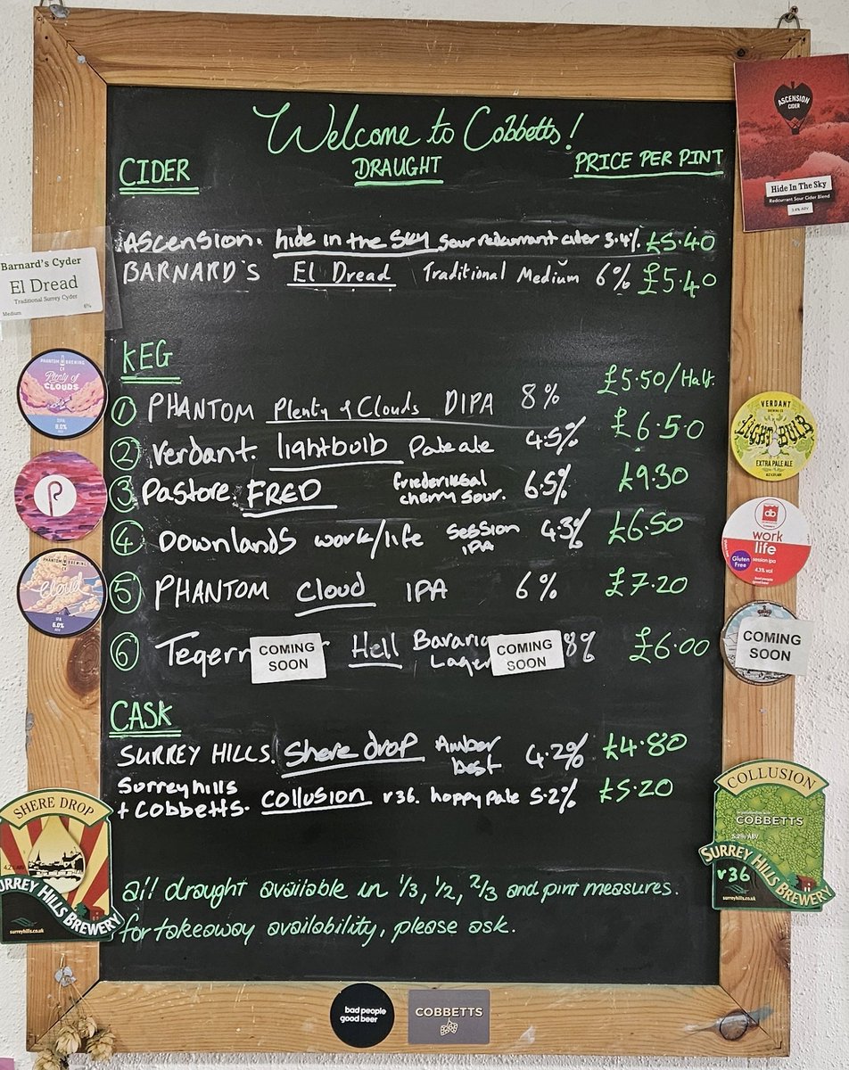 Cobbetts Beer Board (@beerblackboard) on Twitter photo 