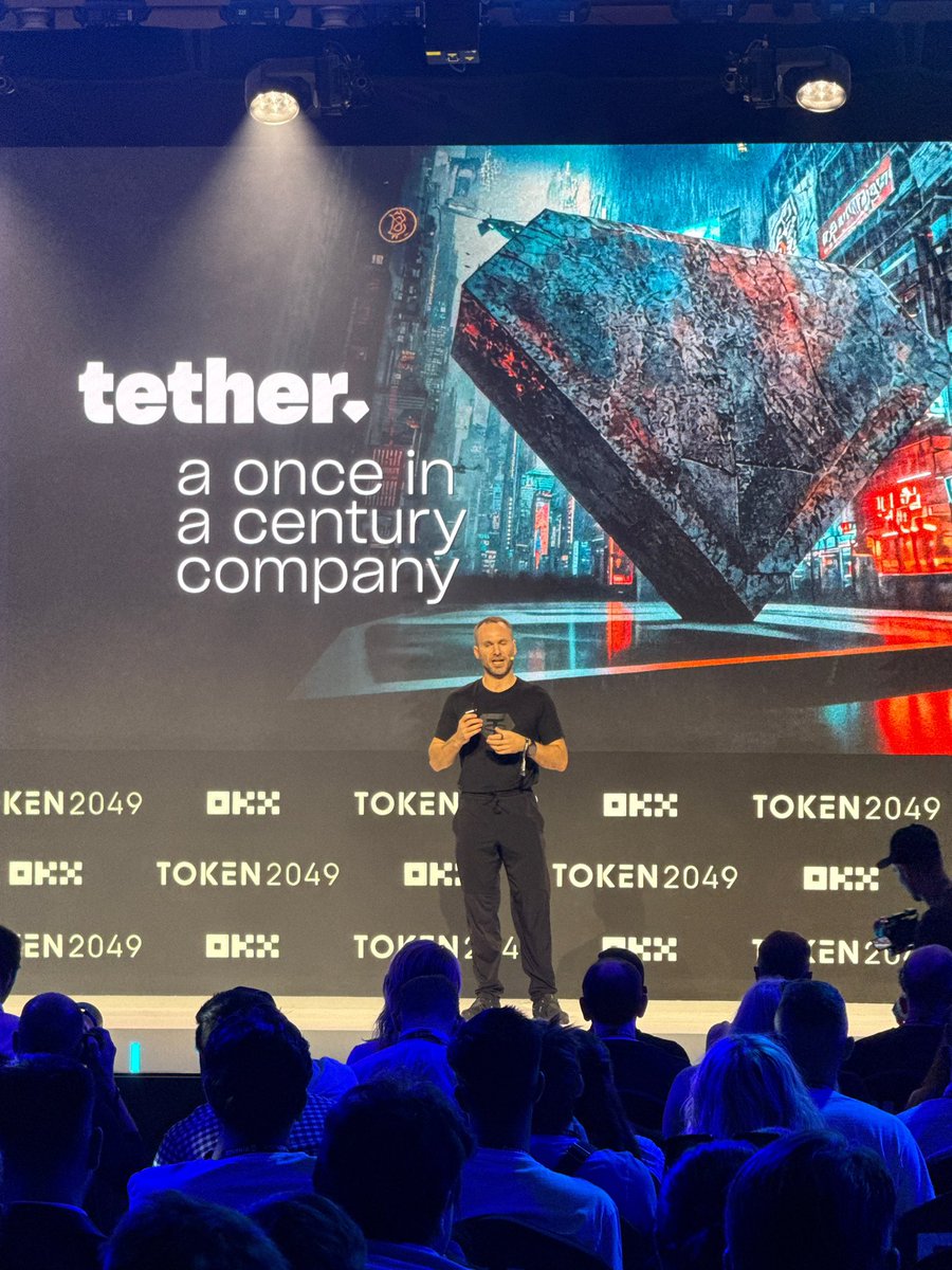Possibly the best CEO in the most influential company in the crypto world.  

Insane to hear this guy live. 🙌🏼🙌🏼

So much to learn. 

<a href="/tether/"></a> <a href="/paoloardoino/">Paolo Ardoino 🤖</a>