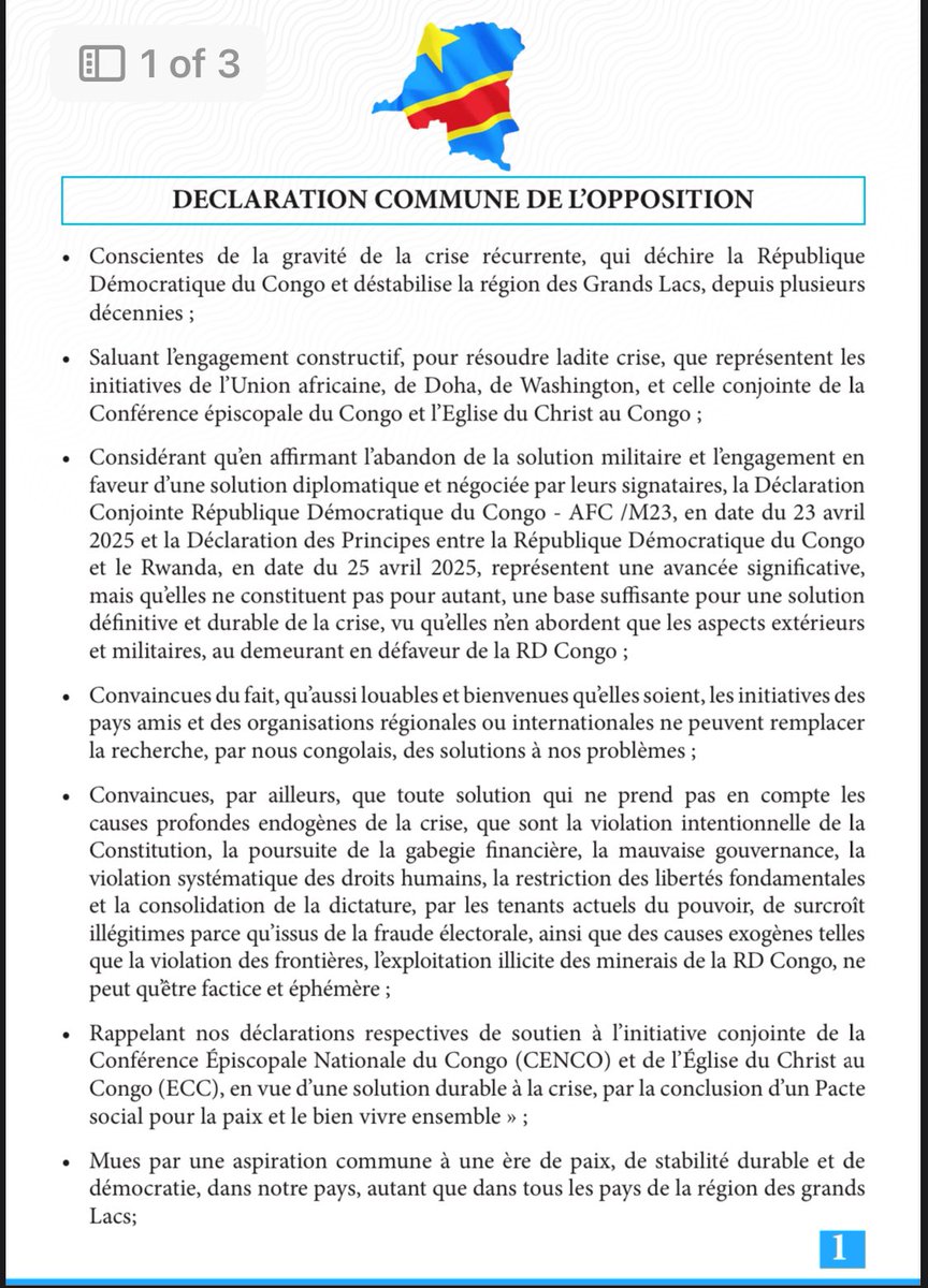 Milambu@Engagement Pour Un Congo Nouveau tweet media