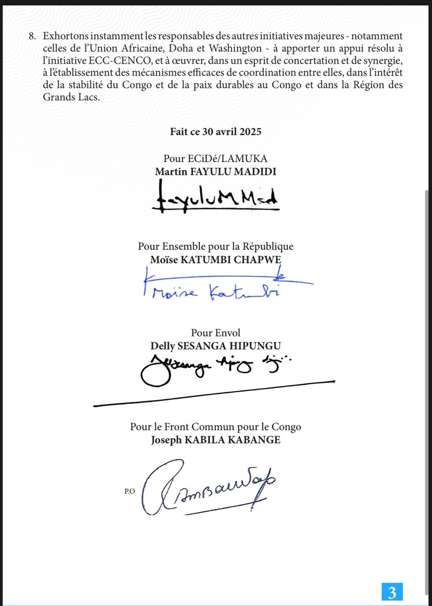 Milambu@Engagement Pour Un Congo Nouveau tweet media