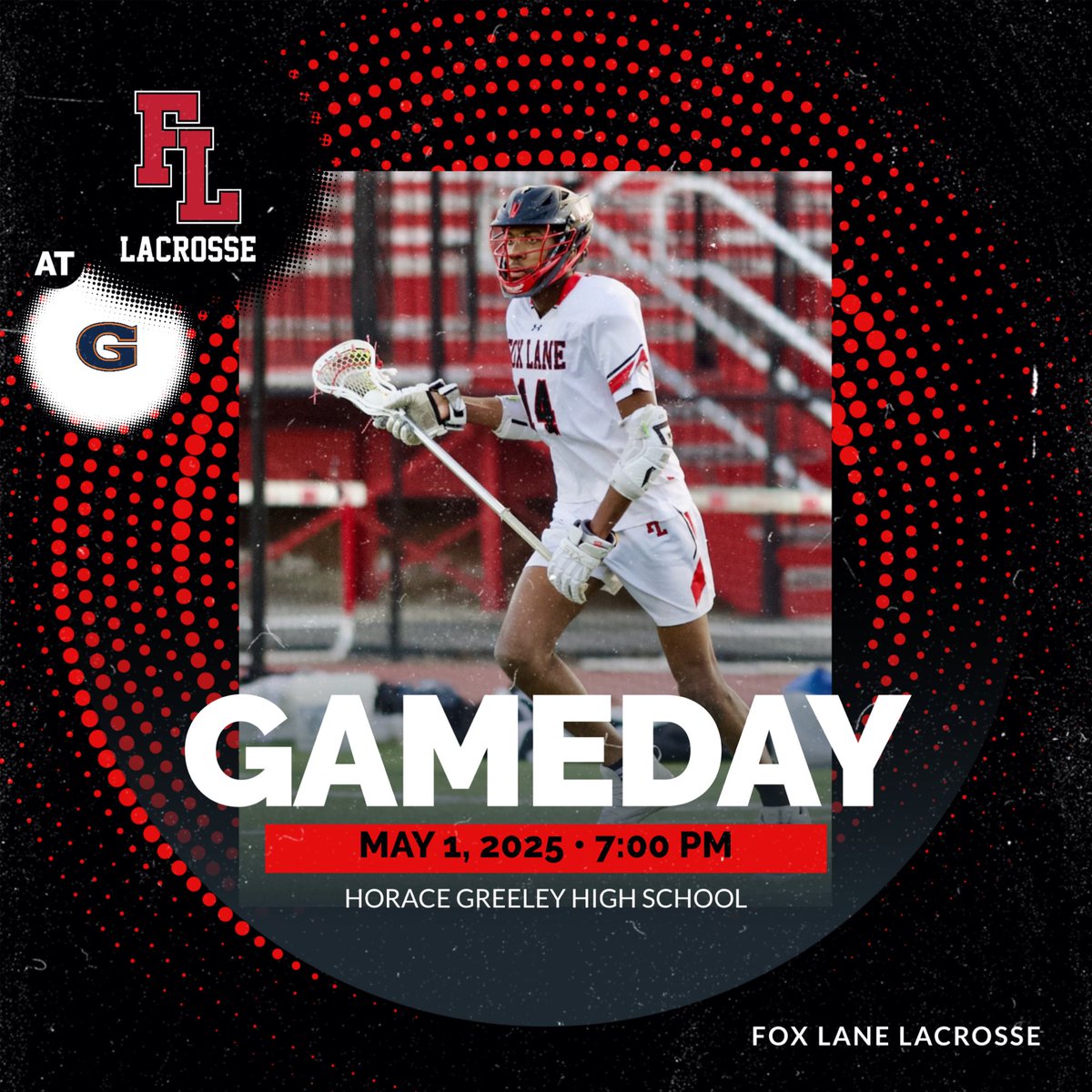 Fox Lane Boys Lacrosse (@foxlane_boyslax) on Twitter photo Game 11
π: Greeley
β°: 7:00 PM
π: Horace Greeley HS
π₯: <a href="/locallivenet/">LocalLive</a>
π¦π
<a href="/BCSDNOTES/">Bedford Central School District</a> <a href="/foxlanefanzone/">Fox Lane Fan Zone</a> Game 11
π: Greeley
β°: 7:00 PM
π: Horace Greeley HS
π₯: <a href="/locallivenet/">LocalLive</a>
π¦π
<a href="/BCSDNOTES/">Bedford Central School District</a> <a href="/foxlanefanzone/">Fox Lane Fan Zone</a>