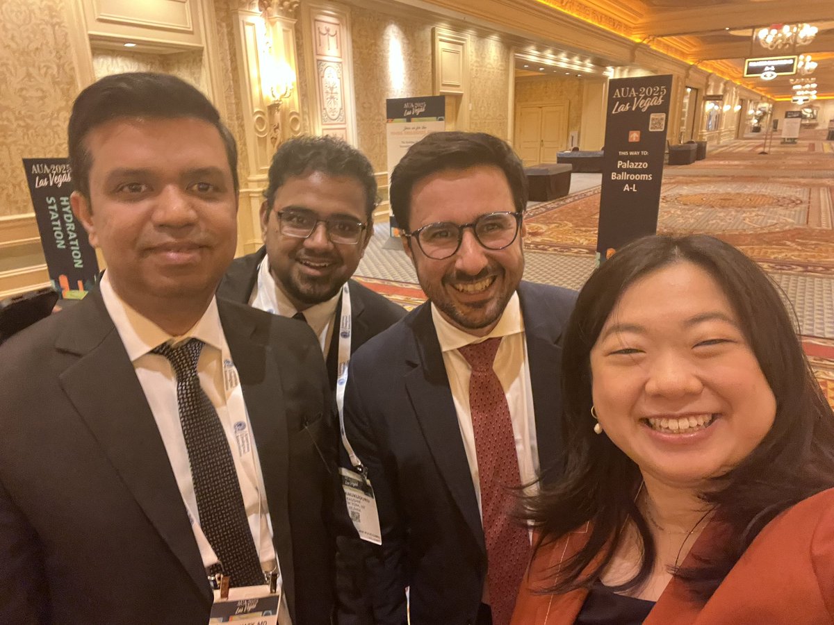 First AUA in the books! #AUA2025 #MountSinaiRoboticsSymposium #UroSoMe