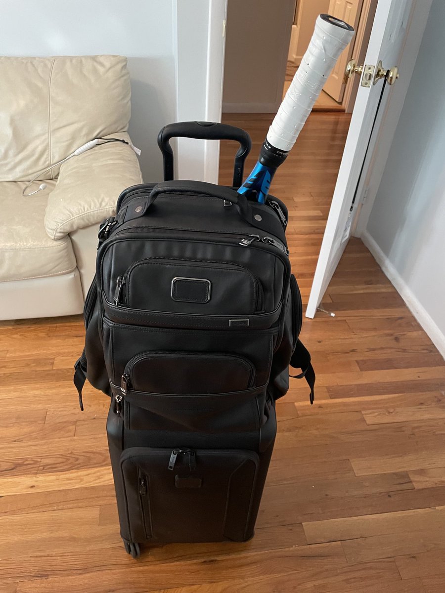 Heading to Seattle ⁦<a href="/AATSHQ/">AATS</a>⁩ 
Packing my stuff as usual?🎾🎾🎾
Fell free to join as it’s early morning