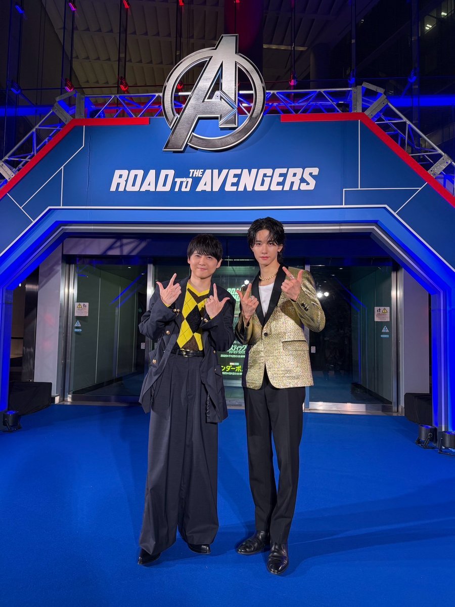 [📸] ROAD TO THE AVENGERS!! 
『#サンダーボルツ*』前夜祭イベント生配信

ご一緒させていただいた
#梶裕貴 さんと！

ありがとうございました✨

<a href="/KAJI__OFFICIAL/">梶裕貴 Yuki Kaji</a> 
#JO1 #佐藤景瑚