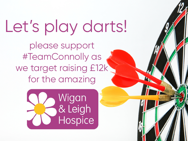 We're fundraising for Wigan and Leigh Hospice. Check out my <a href="/JustGiving/">JustGiving</a> page and please donate if you can. Thank you! #JustGiving justgiving.com/page/connollyl…