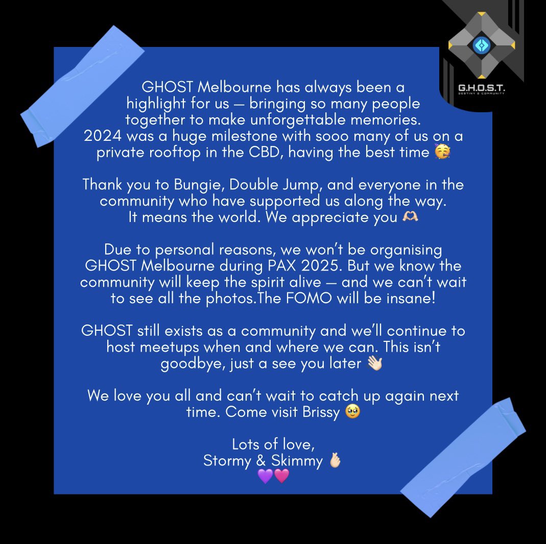 GHOST Destiny Community tweet media