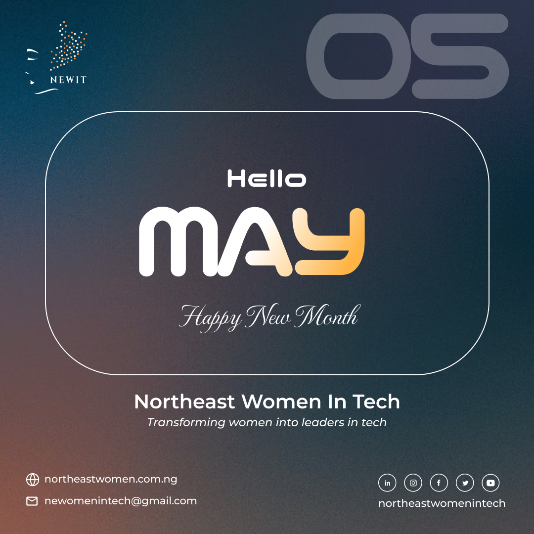 newomenintech's tweet photo. Hello May!
At NEWIT, we step into this new month with renewed purpose, empowering more women and girls with tech skills, leadership confidence, and a bold vision for the future.
Happy New Month!
#NEWIT #WomenInTech #GirlsInICT #MayMotivation #DigitalInclusion #TechForGood https://t.co/dVswZr1SB7