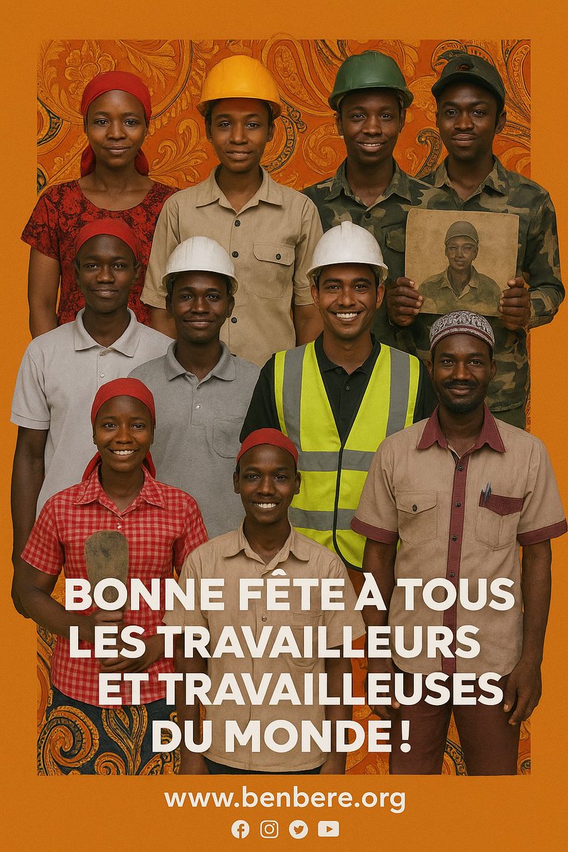 Bonne fête à tous les travailleurs !
#1Mai #LabourDay2025 #travail #Journéemondialedutravail