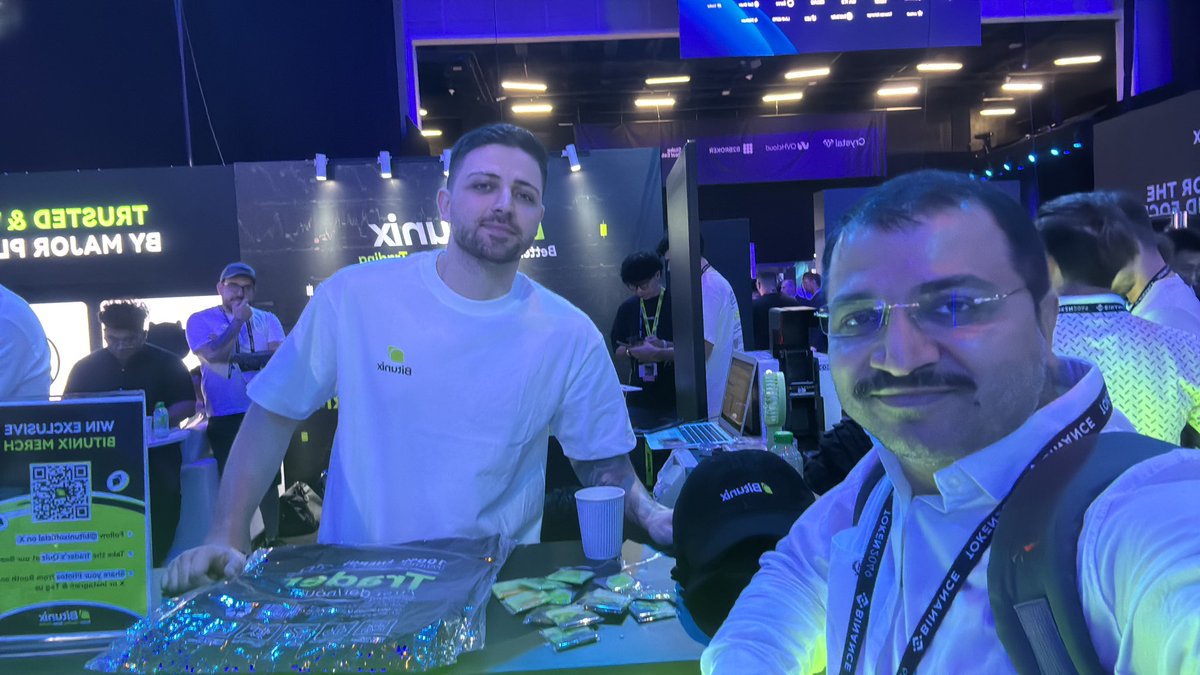 GameSol_io's tweet photo. @BitunixOfficial #Token2049Dubai rockss! https://t.co/z3XbV8RCvY