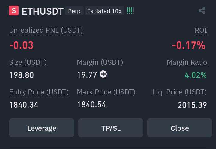 liquidity_Doc's tweet photo. "100-1k$ challenge "

$ETH  short

Entry now        = 1840
Margin             =  20$
Target              =  1690
Leverage         = 10X https://t.co/kQwHoMr0bK