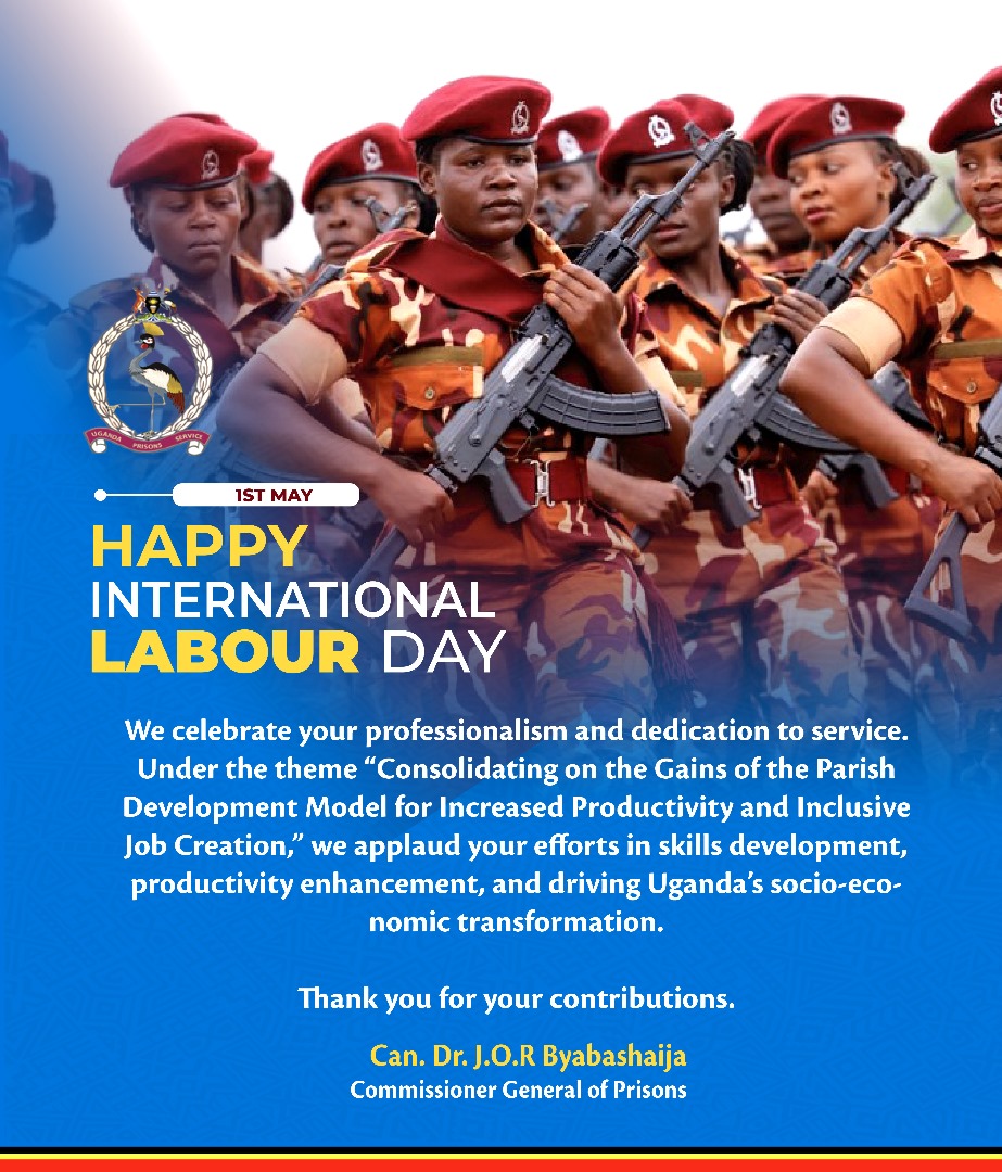 UgandaPrisons's tweet image. Happy Labour Day

#InternationalLabourDay