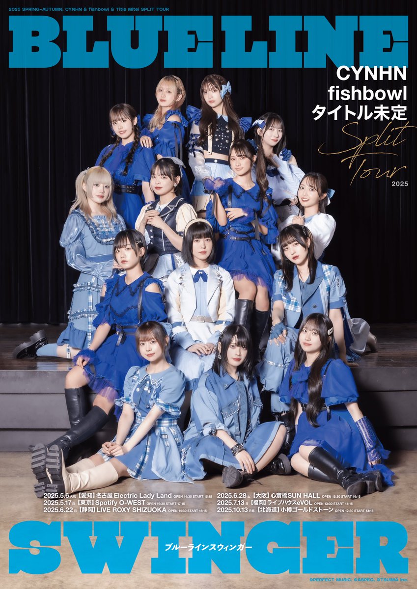 🐟｛ スプリットツアー「BLUE LINE SWINGER」グッズ 情報解禁 ))) 5/6