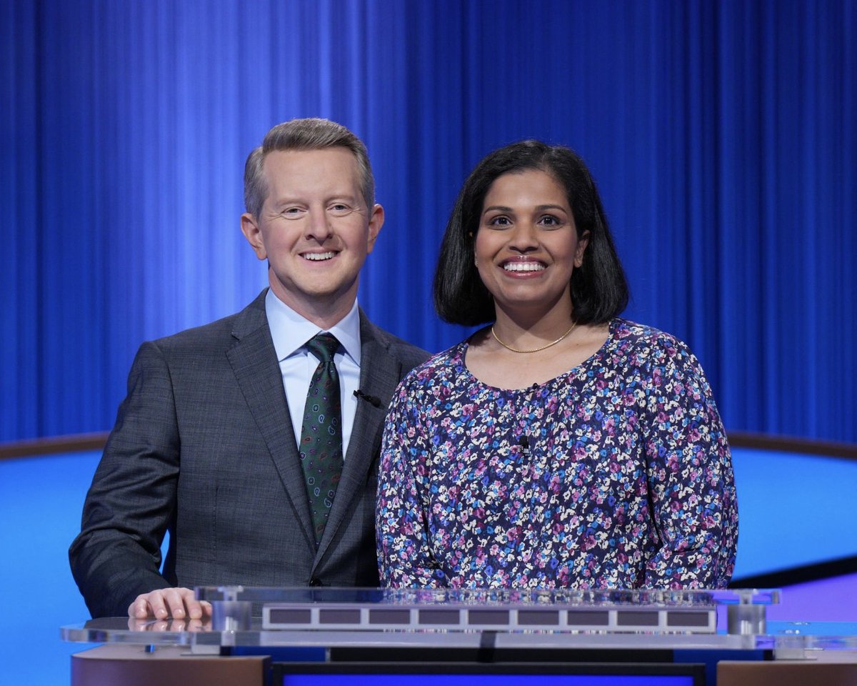 We’re thrilled to share that Shweta Balasubramanian (MBA ’16) will be appearing as a contestant on Jeopardy! this Friday, May 2 🎉

Tune in to cheer Shweta on and celebrate this proud moment with the Darden community!