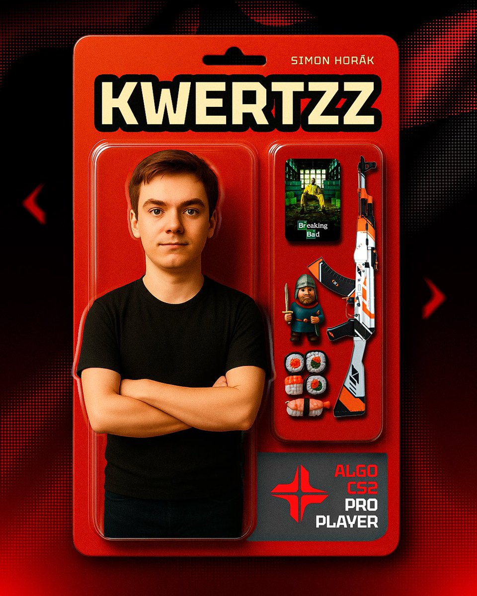ALGO Esports (@algo_esports) on Twitter photo 📣 Say hello to the star player of our team —
Simon “<a href="/kwt_cs/">KWERTZZ</a> ” Horák
He’s the kind of person who spends the whole day in CS — grinding, studying, improving.
KWERTZZ is quiet but highly focused, always prepared, and reliable when it matters most. 🎯
Off the server, he’s a big 📣 Say hello to the star player of our team —
Simon “<a href="/kwt_cs/">KWERTZZ</a> ” Horák
He’s the kind of person who spends the whole day in CS — grinding, studying, improving.
KWERTZZ is quiet but highly focused, always prepared, and reliable when it matters most. 🎯
Off the server, he’s a big