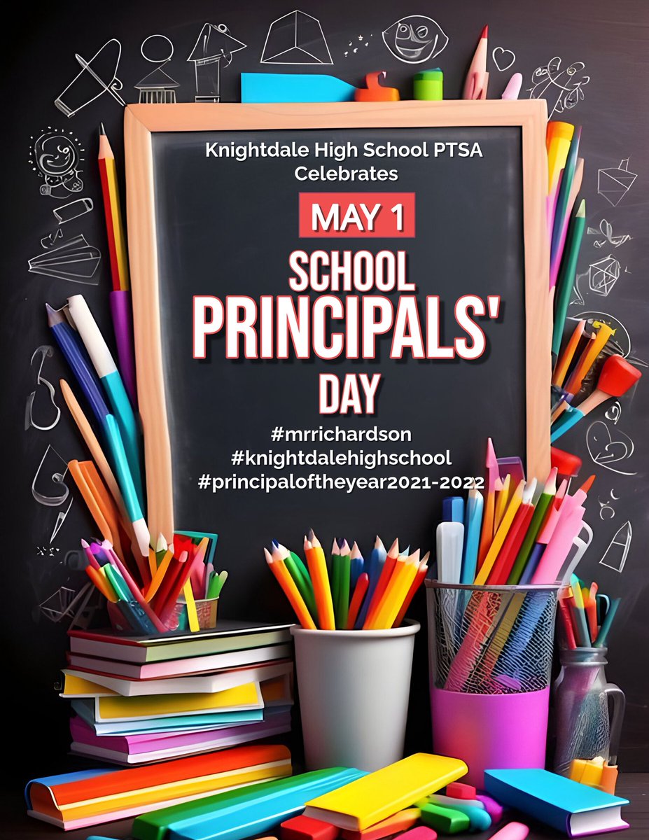 Please join KHSPTSA in thanking our leader Principal Richardson on School Principals Day!  We appreciate all you do for our KNIGHTS!

#PrincipalsDay