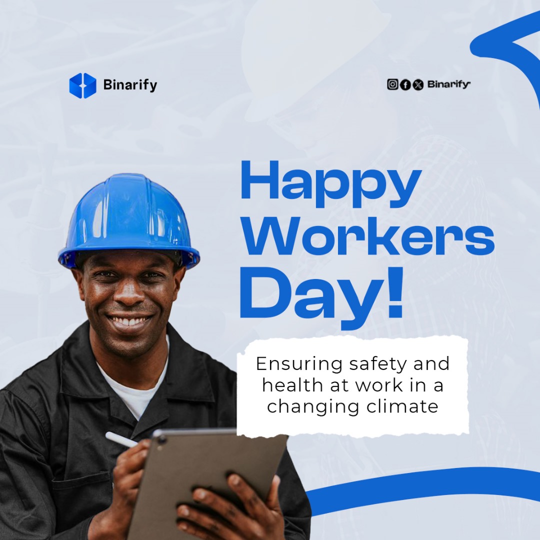 Binarify_'s tweet photo. Hello May!
A new month, new goals, and new energy!
Today, we also celebrate every hardworking individual making a difference.
Happy Workers’ Day!
Let’s keep building a safer, healthier work environment — together.

#HappyNewMonth #WorkersDay #Binarify https://t.co/qvZsYZ7yfc