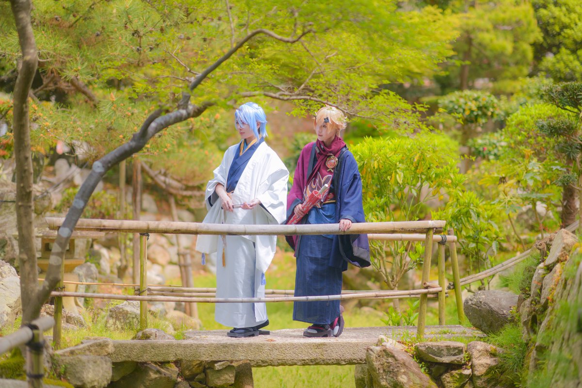 【原神  ※スイパラ衣装/cos】

陽光の下でくつろげるなど、滅多にないことです。

神里綾人<a href="/hitotose46/">𝖤𝗂®️𝗂🧟‍♂️</a> 
トーマ<a href="/shanmugi000/">ユウ🕊🫧ラグコス🐳</a> 

photo by <a href="/okamisan35/">大鬼態瓦権三郎左右衛門</a>