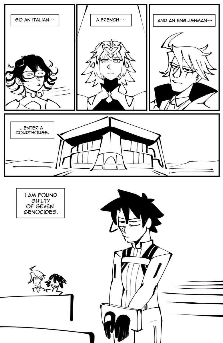 ClinickCase's tweet photo. Here's a joke 
#fgo https://t.co/Z2GepZec2v