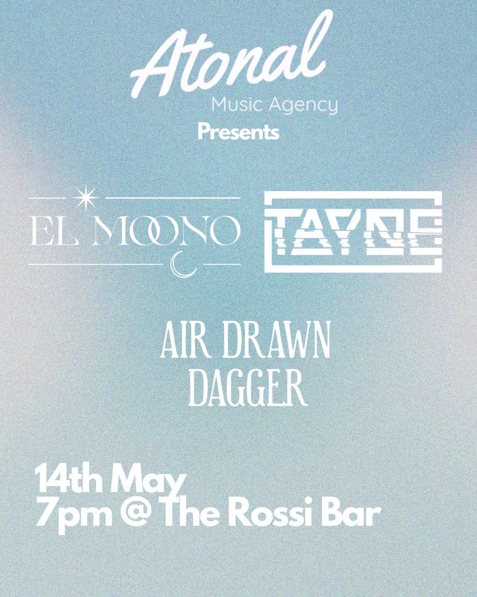 𝐁𝐫𝐢𝐠𝐡𝐭𝐨𝐧 💙 

Great Escape week is almost here.
We will be playing a showcase event at The Rossi Bar on May 14th. 

Join the Church of Dagger 🙏 

<a href="/LongBranchRec/">Long Branch Records</a> 
<a href="/majorpress/">Major</a>