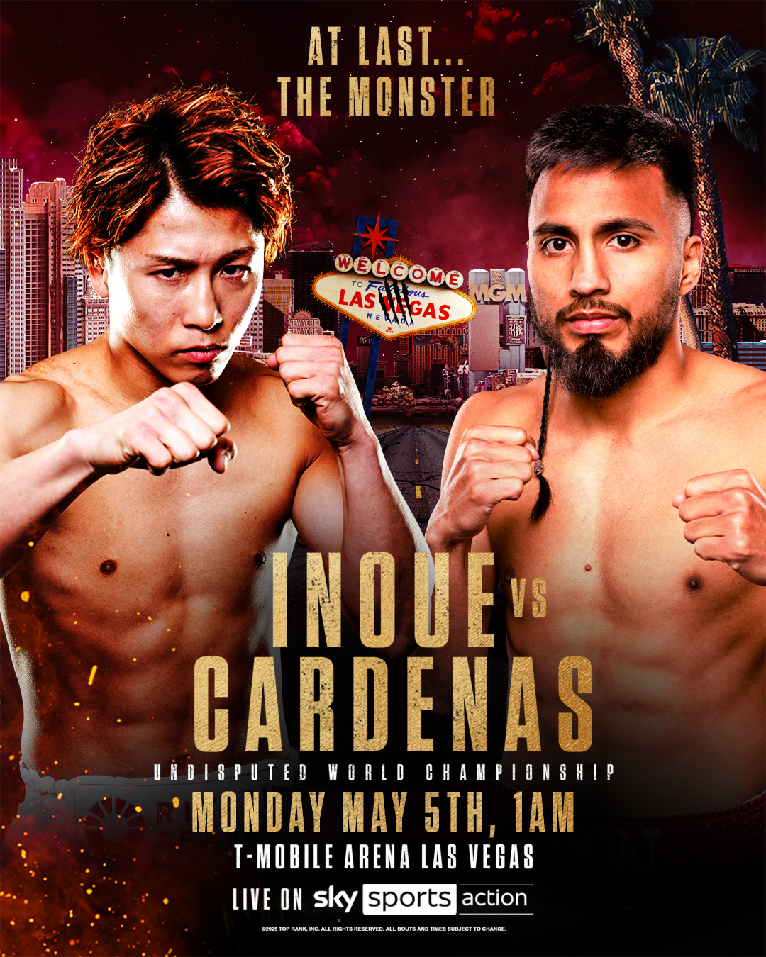 AKIRA YAEGASHI vs NAOYA INOUE ポスター Naoya Inoue Pamphlet Boxing WBC Flyweight World 2013 12 6