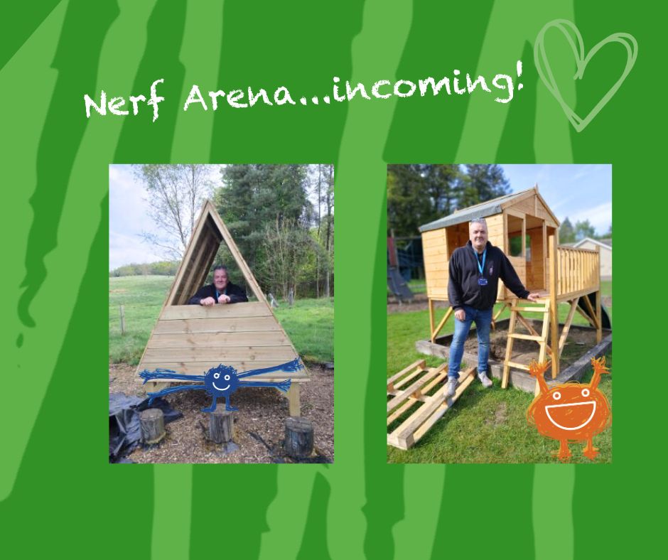 Seamab (@seamabscotland) on Twitter photo Building the arena. Stockpiling the foam darts. Building the arena. Stockpiling the foam darts.