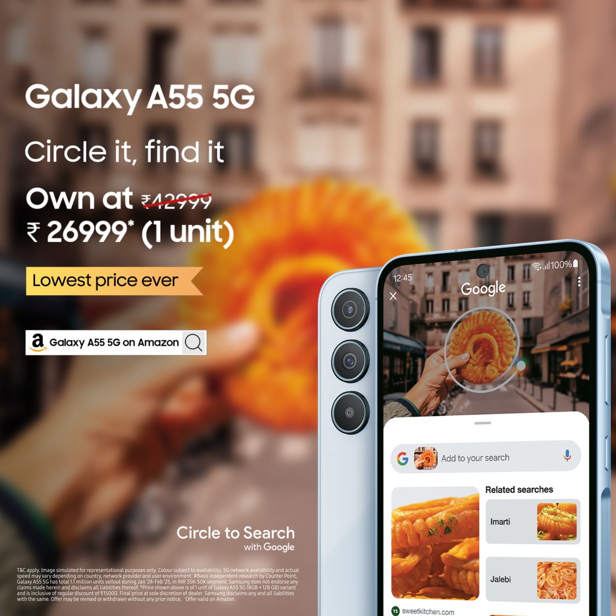 Today, I'm giving away the Samsung Galaxy A55 to the #stufflistingsarmy 😍

To win:
1. Like this post
2. Quote repost using #winGalaxyA55 #GalaxyA55 #GalaxyA55AmazonSummerSale
3. Answer some questions

Happy winning ❤️