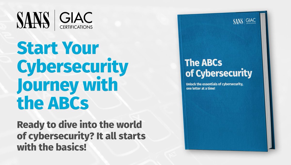 new_2_cyber's tweet image. 🧠 Learning cybersecurity? Don’t let the jargon slow you down.
Use this free glossary to build a strong foundation.
📘 sans.org/u/1ATd
#CyberBasics #Infosec #SEC301