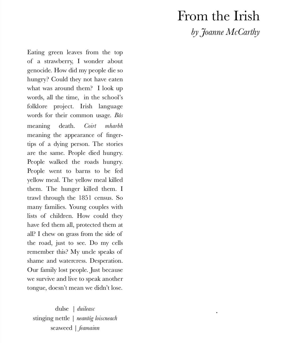 The Four Faced Liar (@the4facedliar) on Twitter photo For #poetrydayirl A poem by <a href="/josieannarua/">Joanne McCarthy</a> from <a href="/the4facedliar/">The Four Faced Liar</a> Issue 3 <a href="/poetryireland/">Poetry Ireland / Éigse Éireann</a> For #poetrydayirl A poem by <a href="/josieannarua/">Joanne McCarthy</a> from <a href="/the4facedliar/">The Four Faced Liar</a> Issue 3 <a href="/poetryireland/">Poetry Ireland / Éigse Éireann</a>