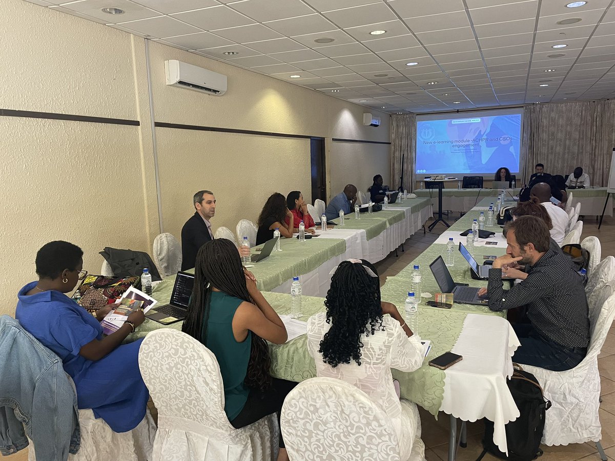 On the sidelines of the #83rd Ordinary Session of the ACHPR in Banjul, <a href="/ISHRglobal/">ISHR</a> has successfully launched a free, self-paced e-learning course for Human Rights Defenders on the African Commission on Human and Peoples’ Rights. Check our website for more. #ACHPR83 #HumanRights