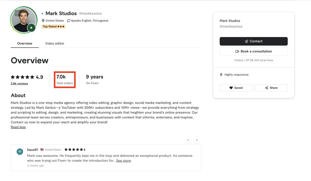 I've completed 7,000 orders on <a href="/fiverr/">Fiverr</a> 😱