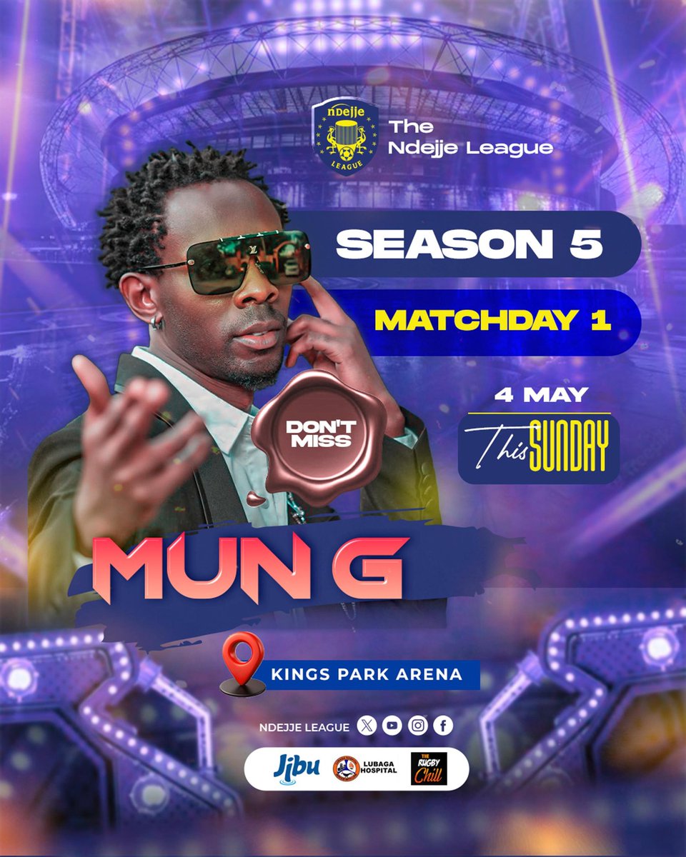 Matchday 1 just turned into a concert. 🥳🥳

MUN G will be  live as we shout  “IGWE” live. This Sunday. 

Don’t blink.😎
#NdejjeLeague #MUNGlive